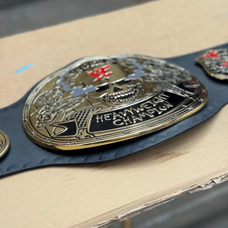 WWF Stone Cold Smoking Skull Championship Belt — Casted Edition — view 3