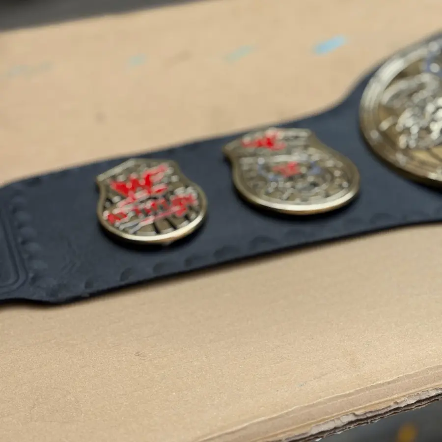 WWF Stone Cold Smoking Skull Championship Belt — Casted Edition — view 6