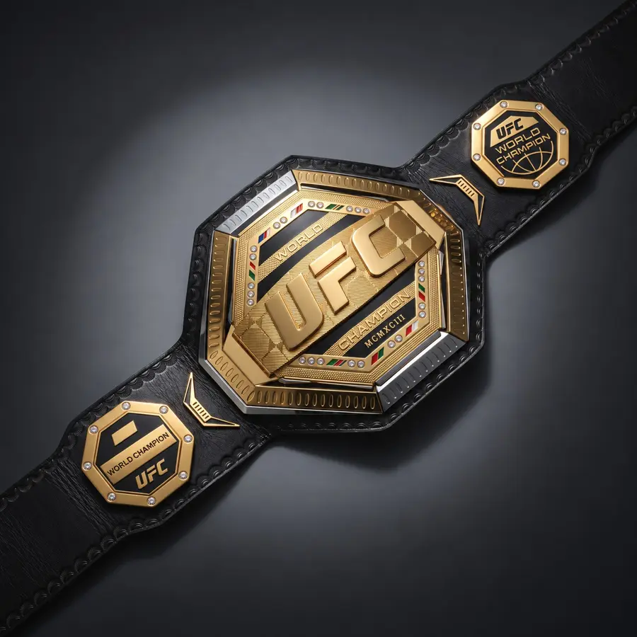 UFC Legacy Championship Belt, handmade replica championship belt, photo 5 of 5