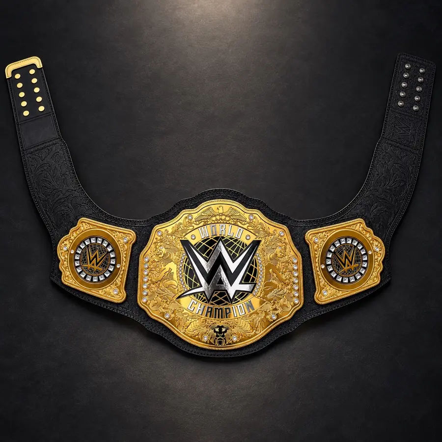 WWE World Heavyweight Championship Belt, handmade replica championship belt, photo 2 of 6