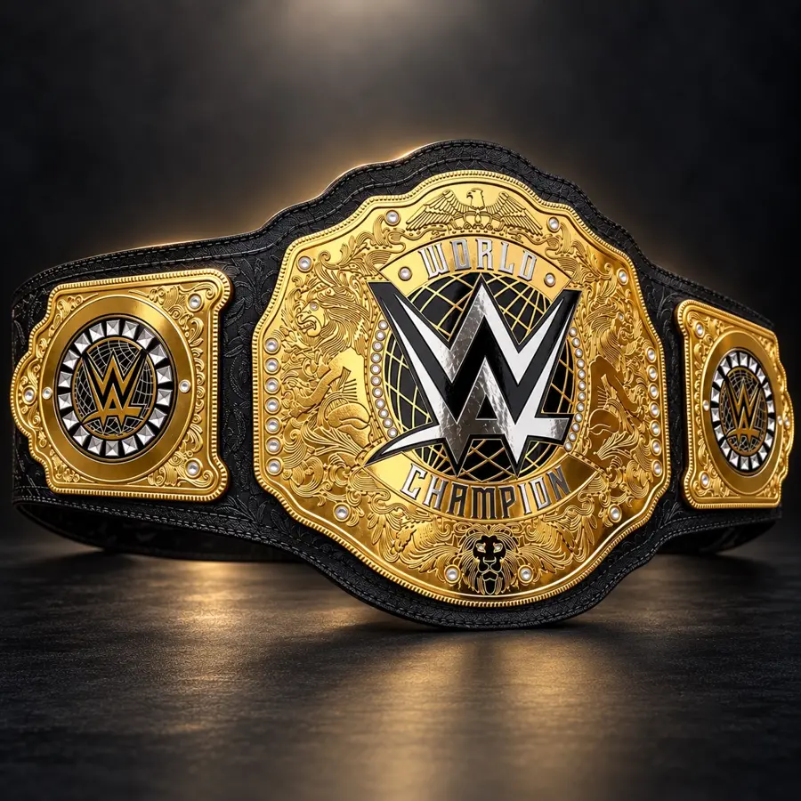 WWE World Heavyweight Championship Belt, handmade replica championship belt, photo 3 of 6