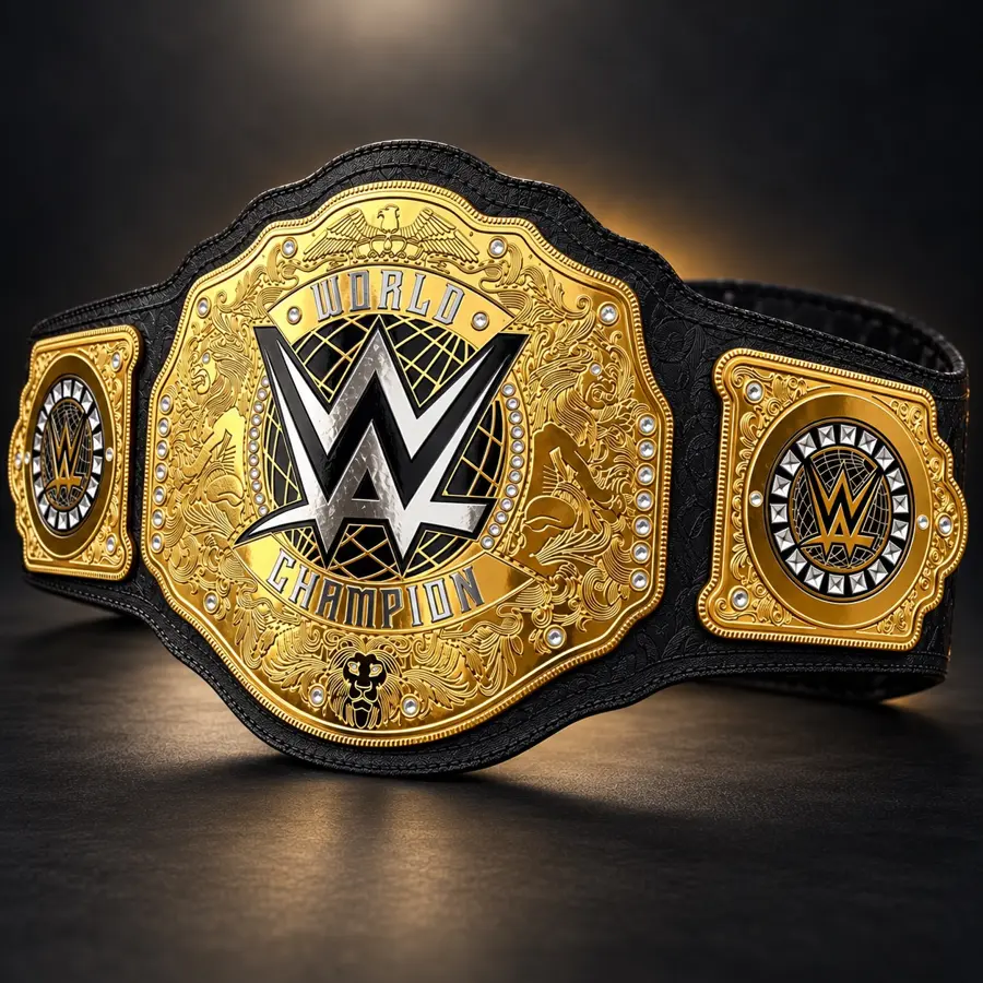 WWE World Heavyweight Championship Belt, handmade replica championship belt, photo 5 of 6