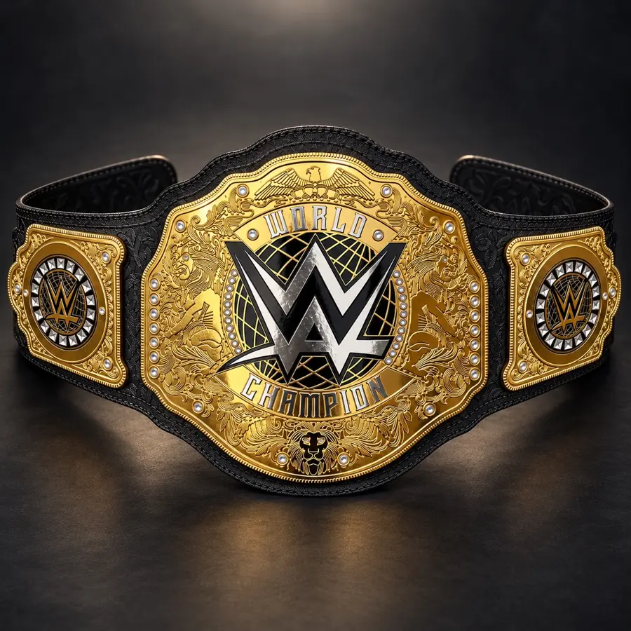 WWE World Heavyweight Championship Belt, handmade replica championship belt, photo 6 of 6