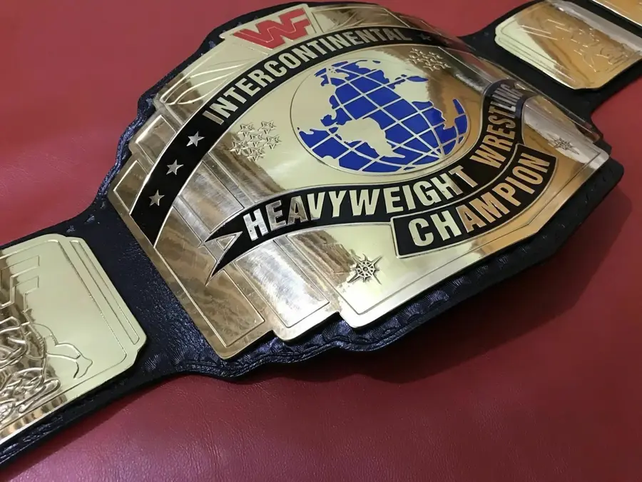 Block Logo Intercontinental Championship Belt — view 3