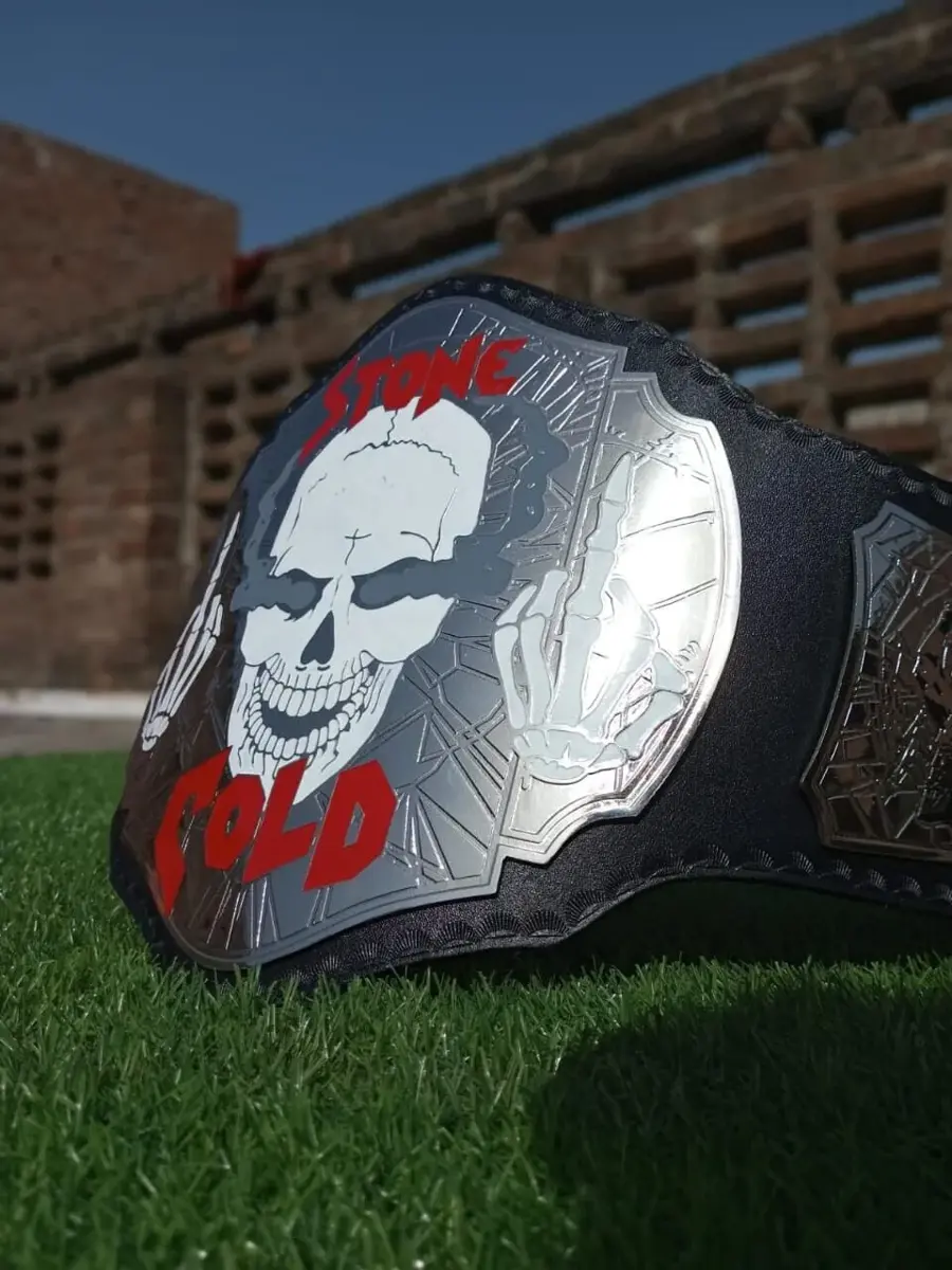 Stone Cold World Wrestling Championship Title Belt — view 3