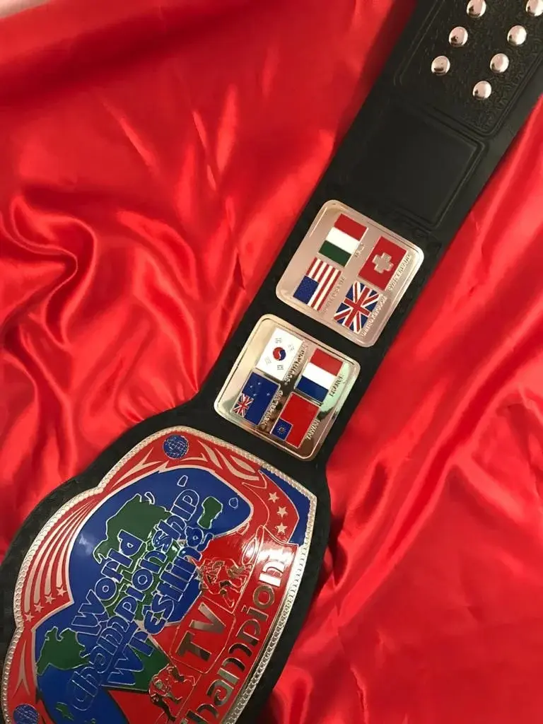 Georgia World Championship Wrestling TV Champion Belt — view 3