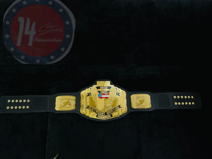 WCW United States Heavyweight Zinc Championship Belt — view 3
