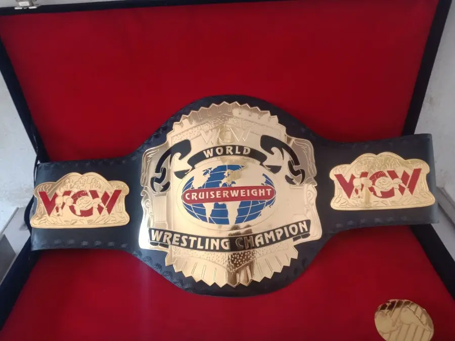 WCW World Cruiserweight Wrestling Championship Belt — view 3