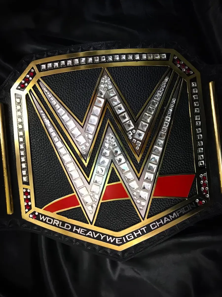 WWE World Heavyweight Championship Wrestling Title Belt Black — view 4