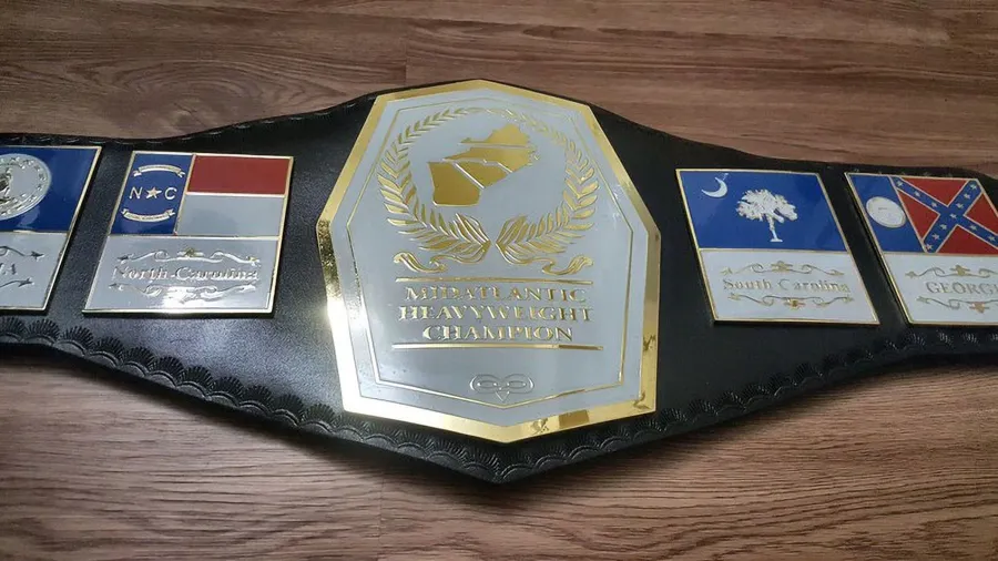Mid Atlantic Heavyweight Championship Title Belt — view 4