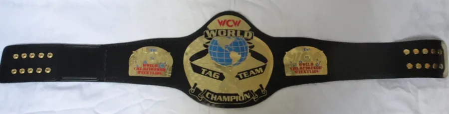 WCW World Tag Team 24K Gold Championship Belt — view 2