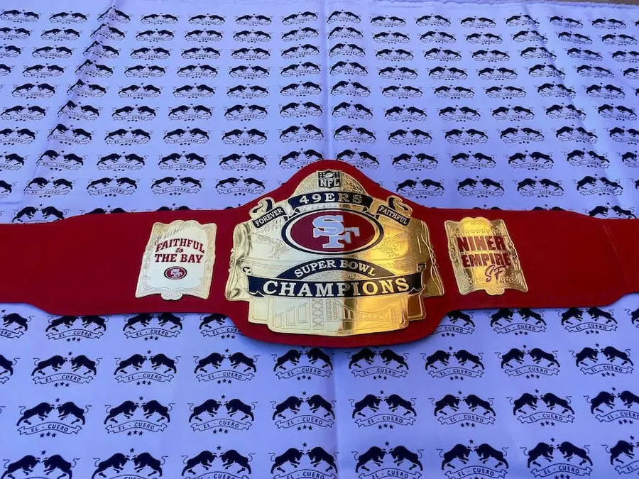 San Francisco 49ers Football Championship Belt — view 4