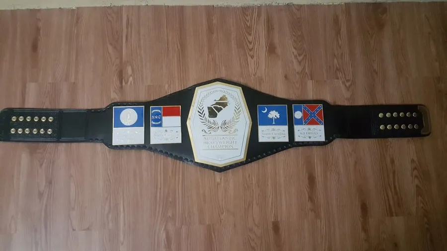 Mid Atlantic Heavyweight Championship Title Belt — view 2