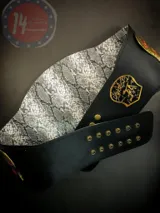 WWF Stone Cold Smoking Skull 24K Gold Championship Title Belt — view 2