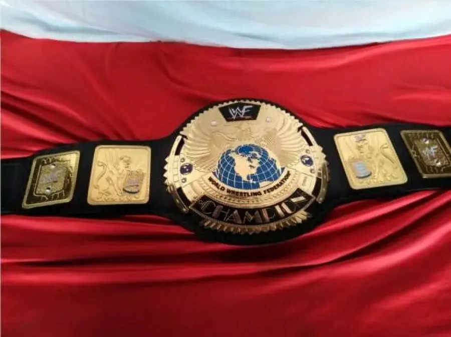 Big Eagle Wrestling Championship Belt Red — view 3