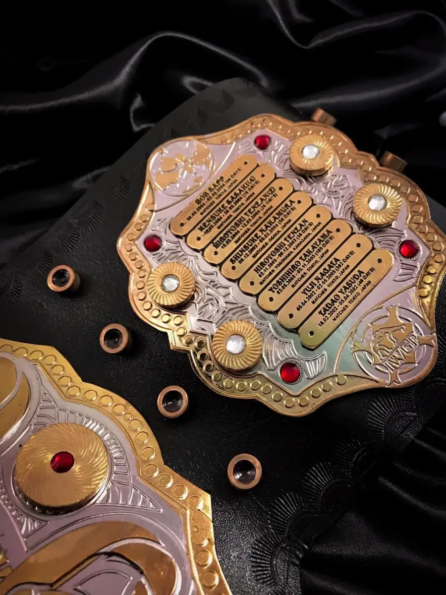 IWGP World Heavyweight Wrestling Championship Title Belt — view 3