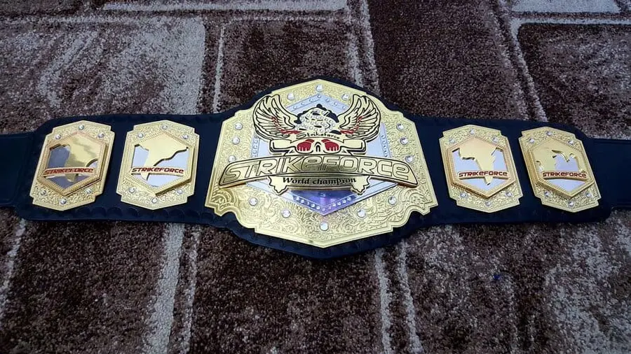 Strike Force World Wrestling Championship Belt — view 2