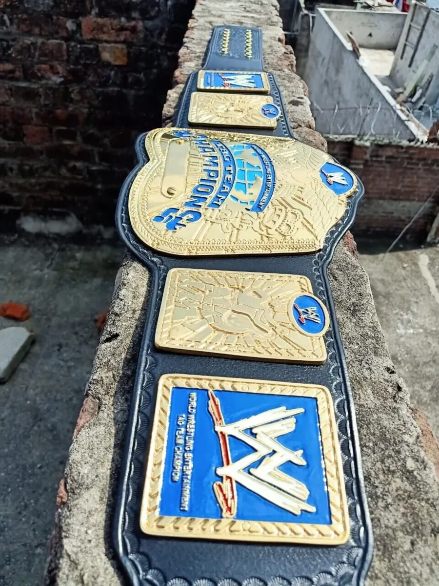 IWGP Jr Tag Team 24K Gold Championship Belt — view 4