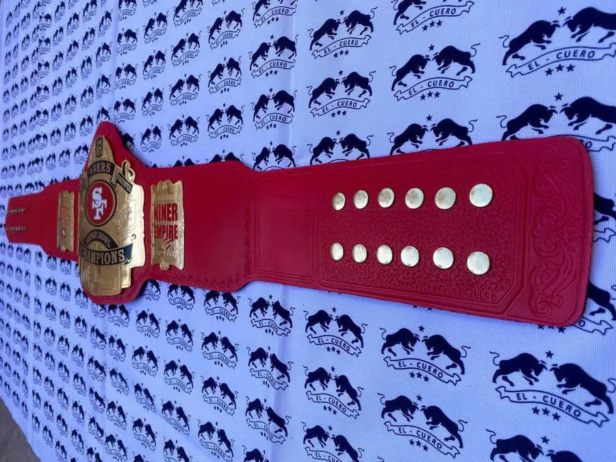 San Francisco 49ers Football Championship Belt — view 3