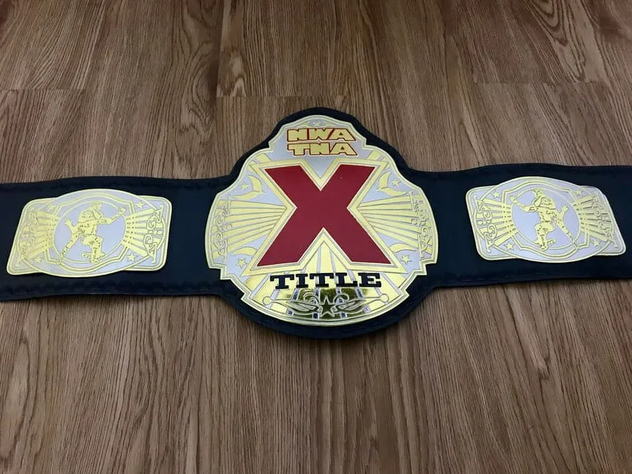 NWA TNA X Championship Belt — view 3