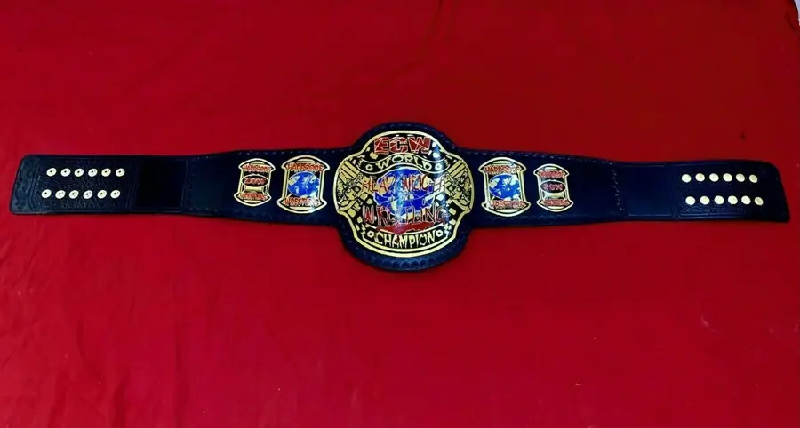 Hardcore Wrestling Championship Belt Black — view 4