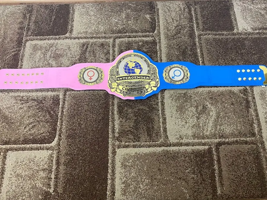 World Inter Gender Wrestling Championship Belt — view 3