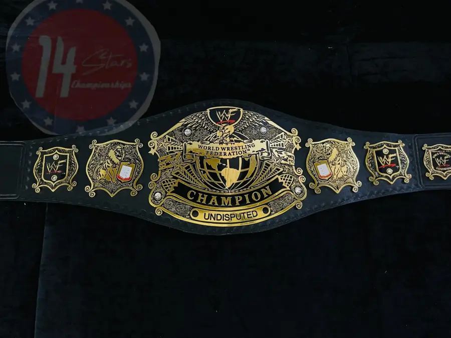 WWF Undisputed World Wrestling Federation Championship Belt — view 2