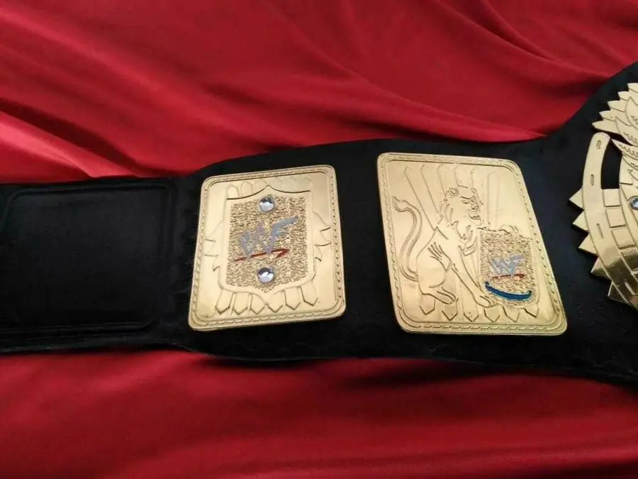 Big Eagle Wrestling Championship Belt Red — view 2