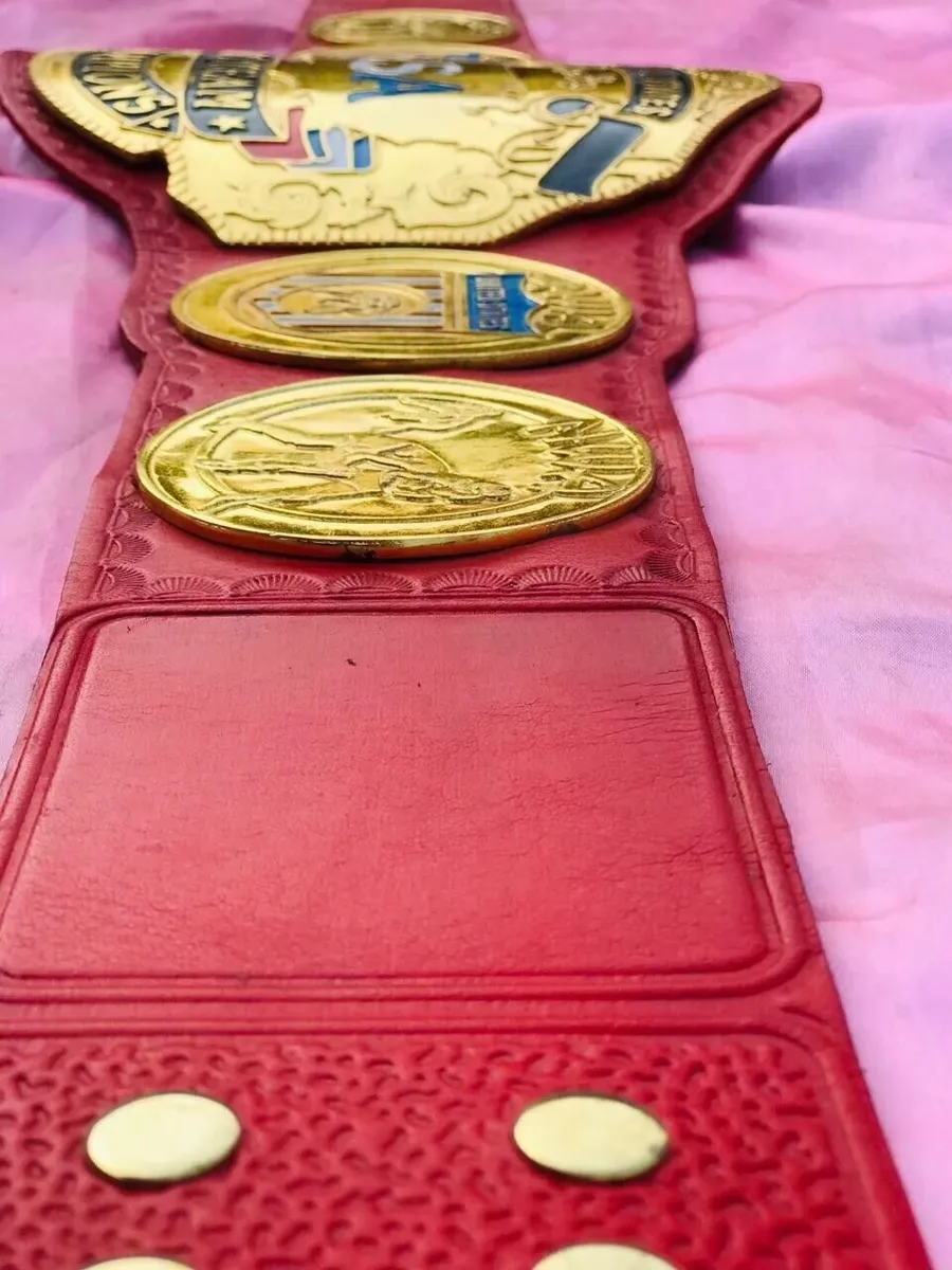NWA USA Tag Team 24K Gold Zinc Championship Belt — view 6