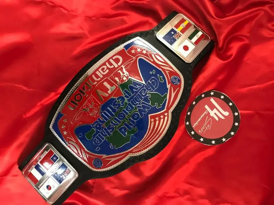 Georgia World Championship Wrestling TV Champion Belt — view 4
