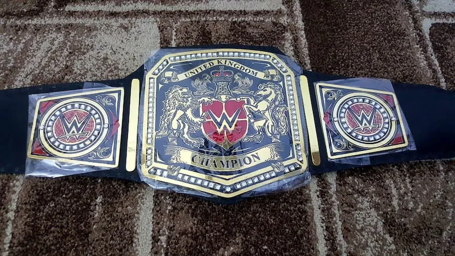 WWE United Kingdom Championship Title Belt — view 3