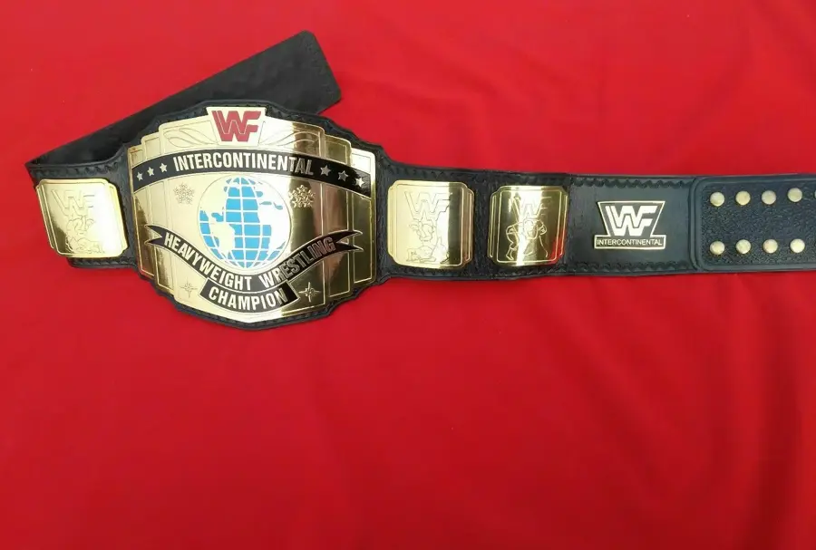 Block Logo Intercontinental Championship Belt — view 2