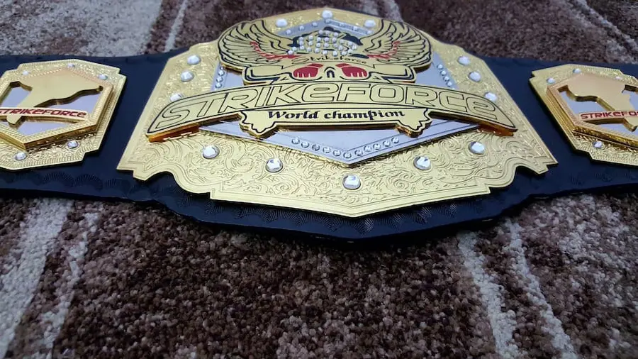 Strike Force World Wrestling Championship Belt — view 3