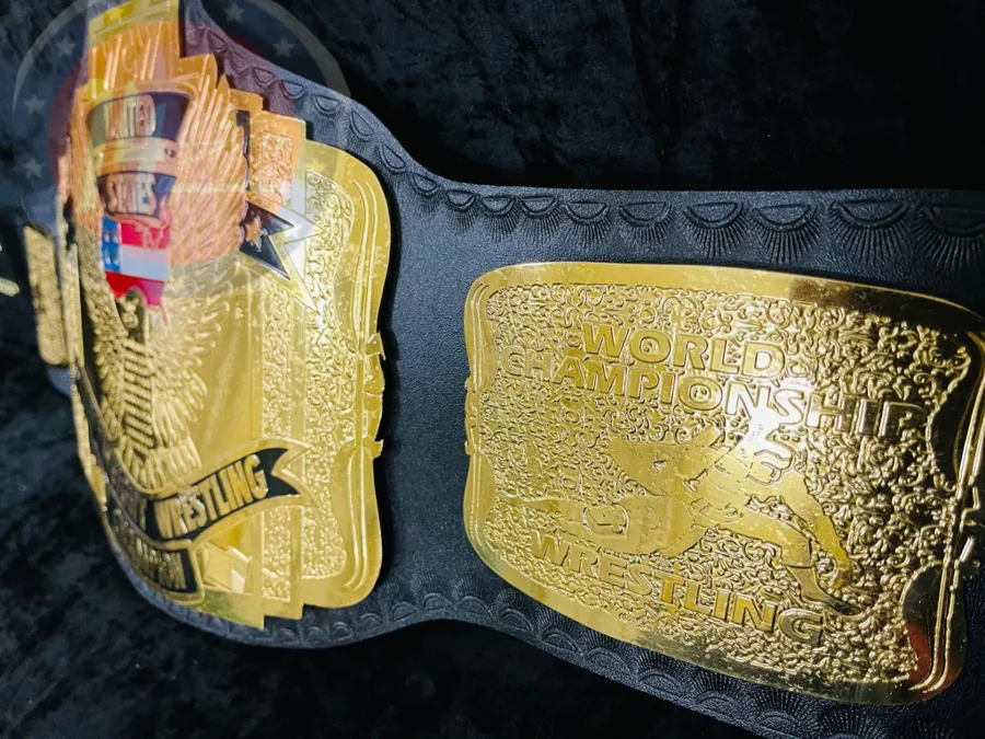 WCW United States Heavyweight Zinc Championship Belt — view 2