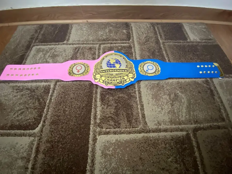World Inter Gender Wrestling Championship Belt — view 5
