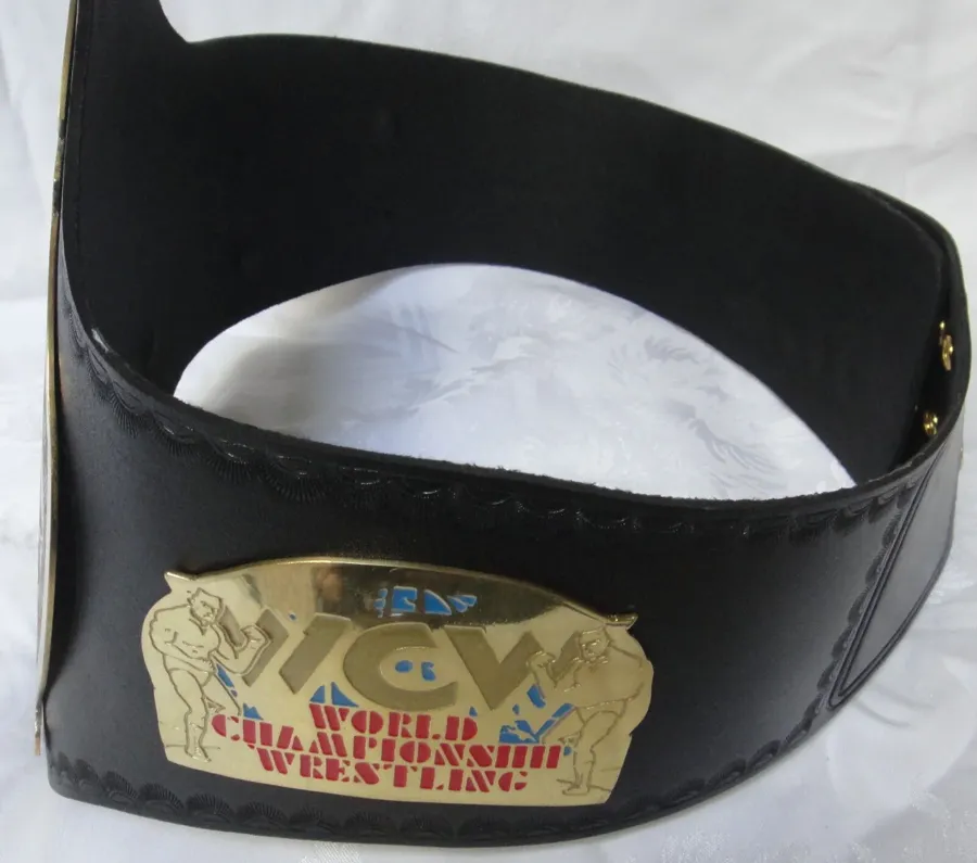 WCW World Tag Team 24K Gold Championship Belt — view 4