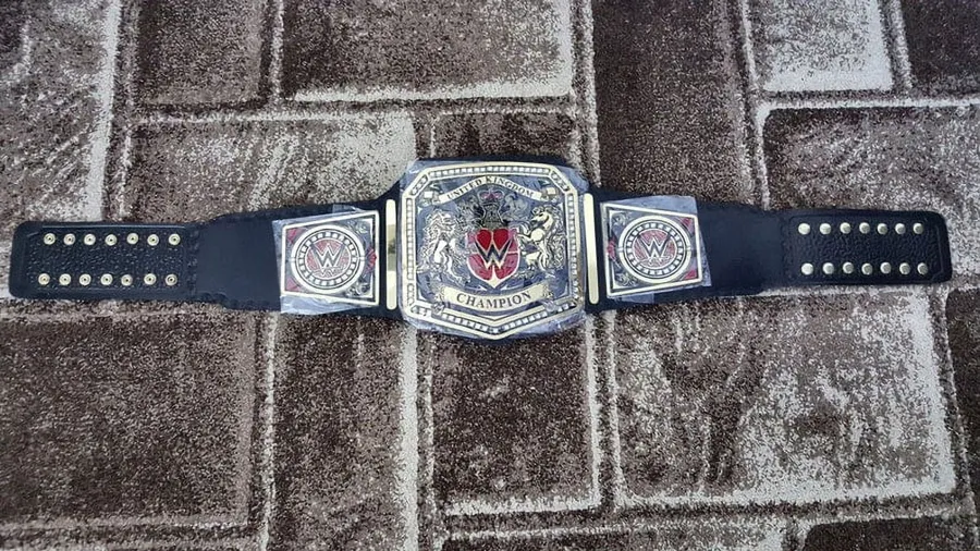 WWE United Kingdom Championship Title Belt — view 2