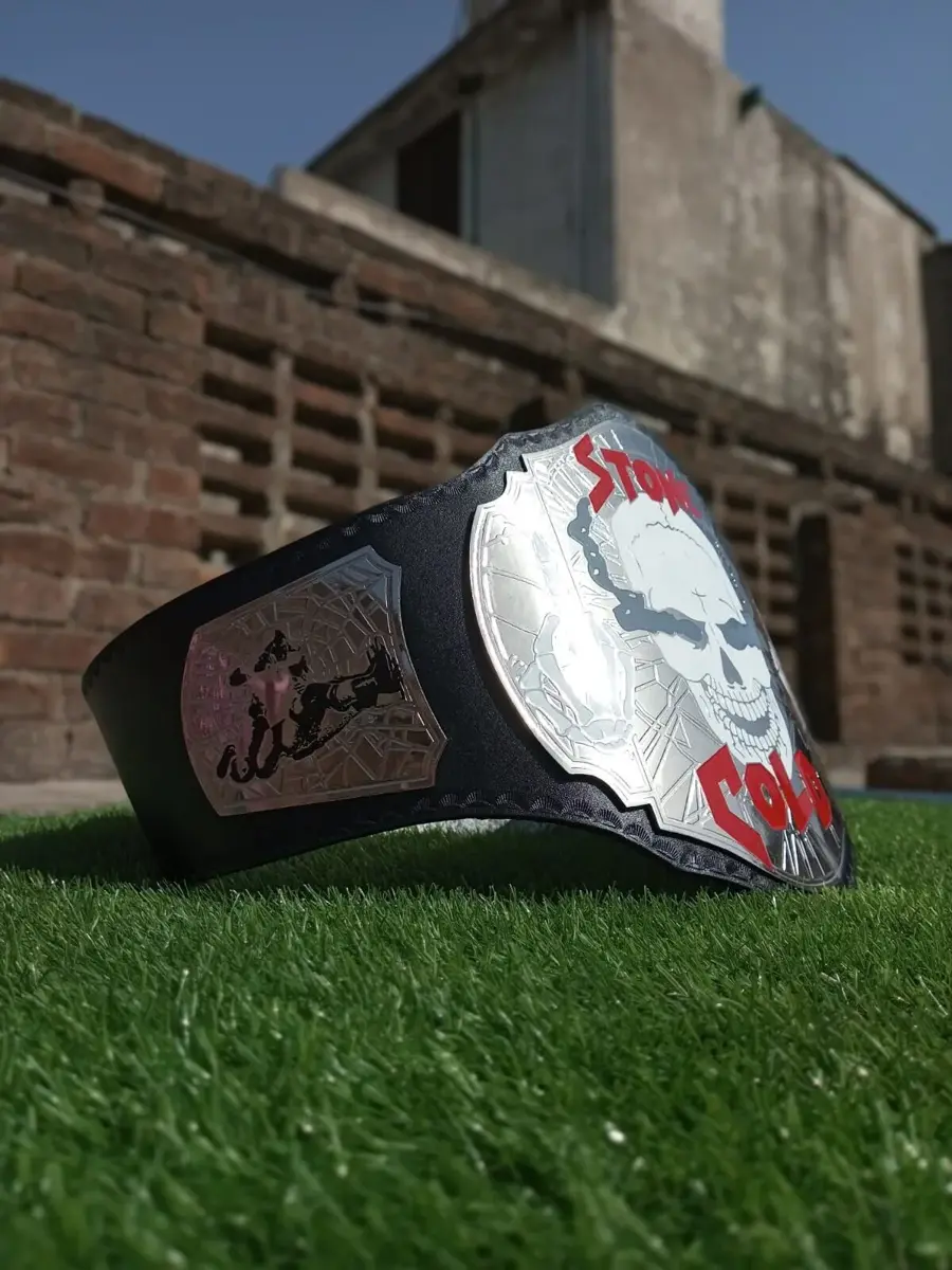 Stone Cold World Wrestling Championship Title Belt — view 2