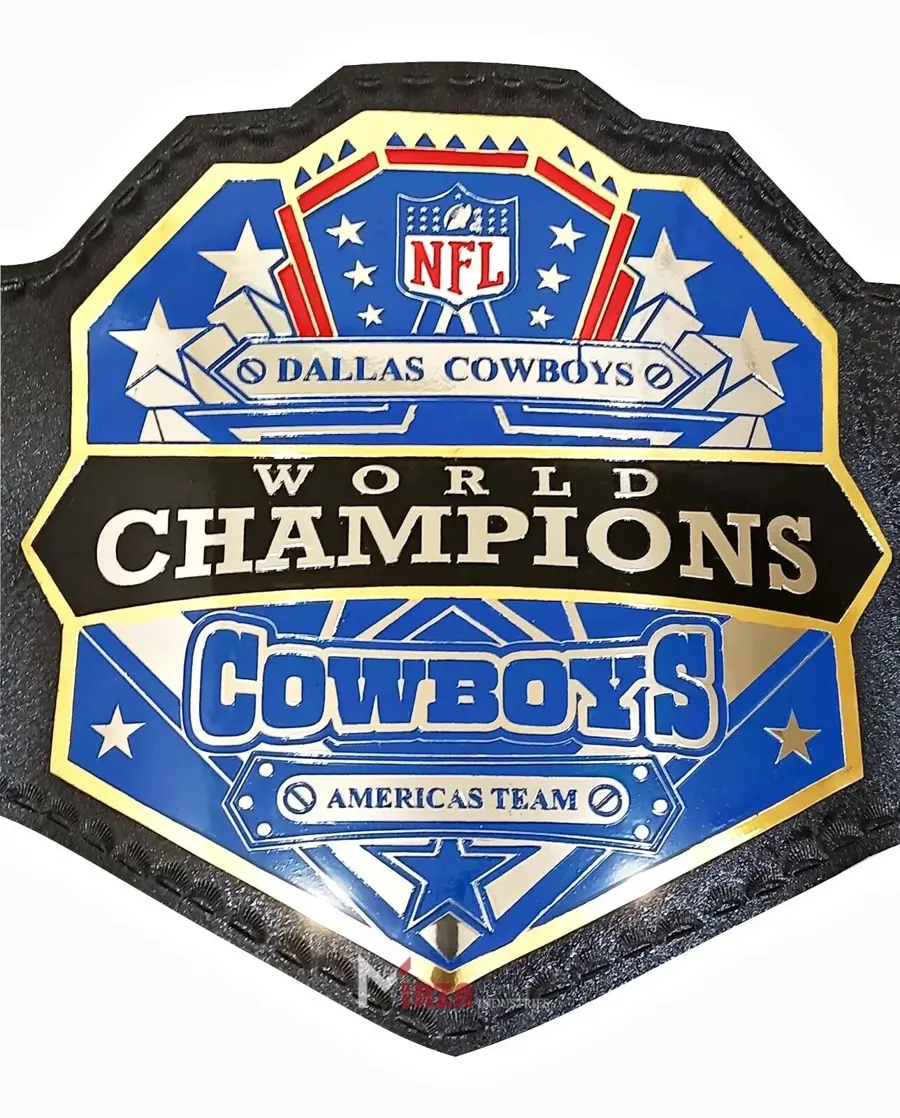 NFL Cowboy World Championship Belt American Team Title Adult — view 3