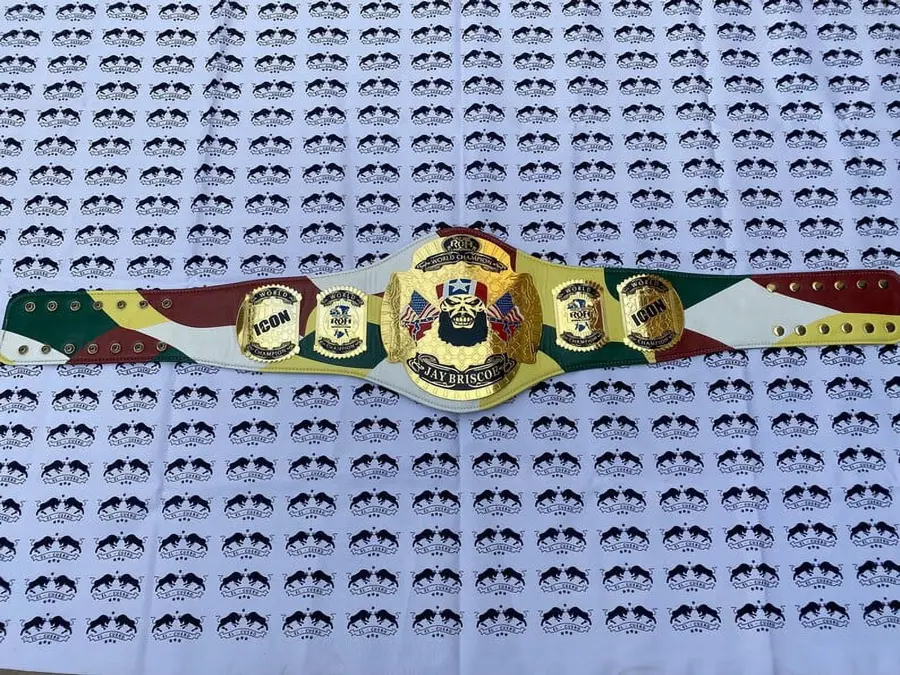 ROH Jay Briscoe Champion Wrestling Championship Belt — view 4