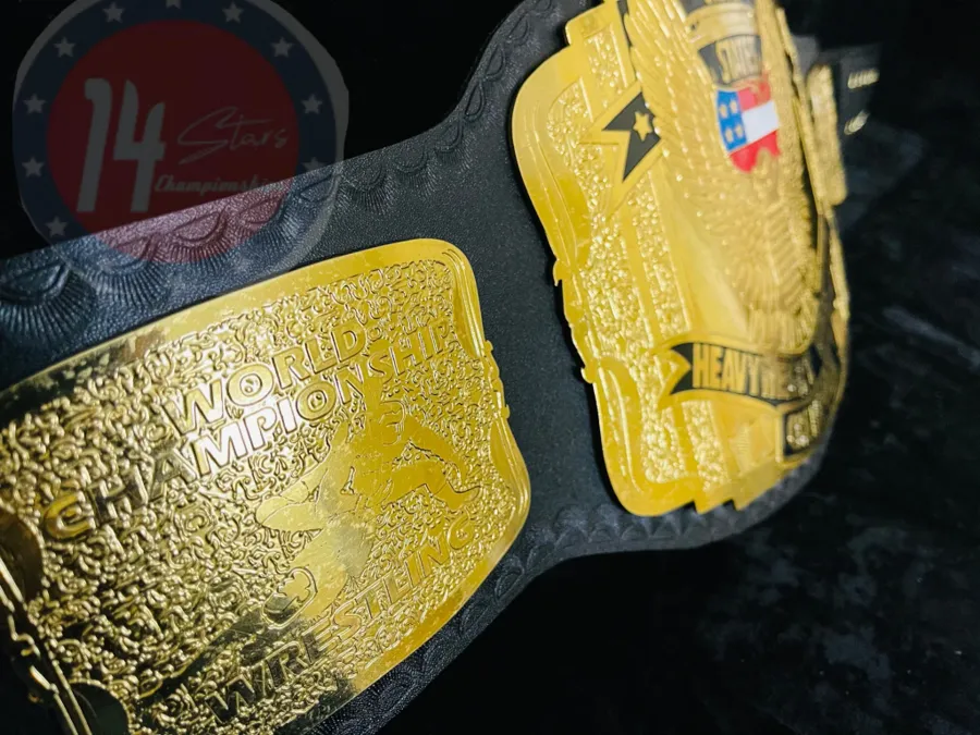 WCW United States Heavyweight Zinc Championship Belt — view 4