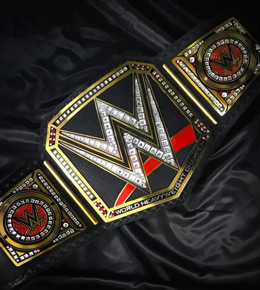 WWE World Heavyweight Championship Wrestling Title Belt Black — view 3
