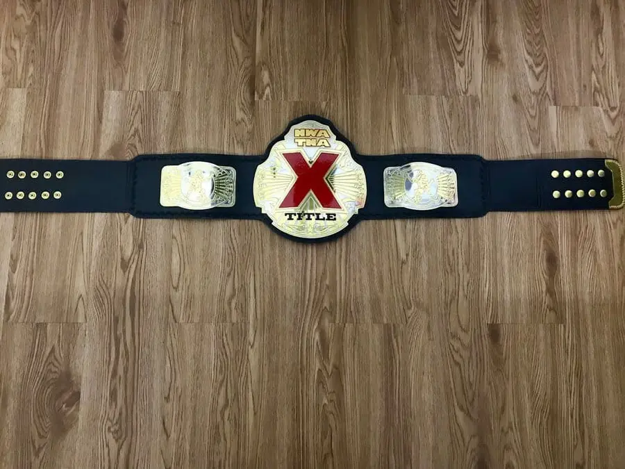 NWA TNA X Championship Belt โ view 2