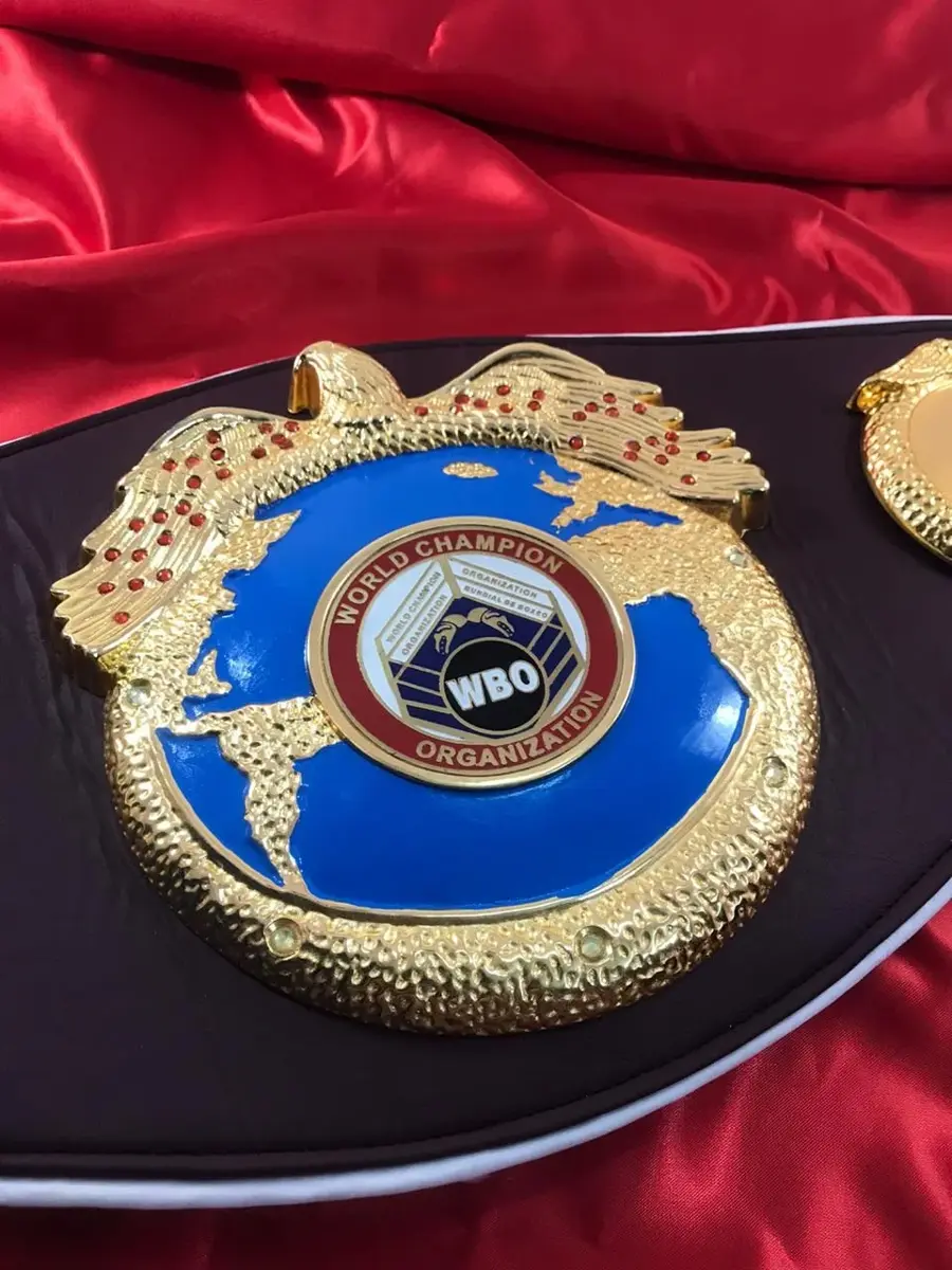 WBO Brown Super World Boxing Championship Belt — view 3