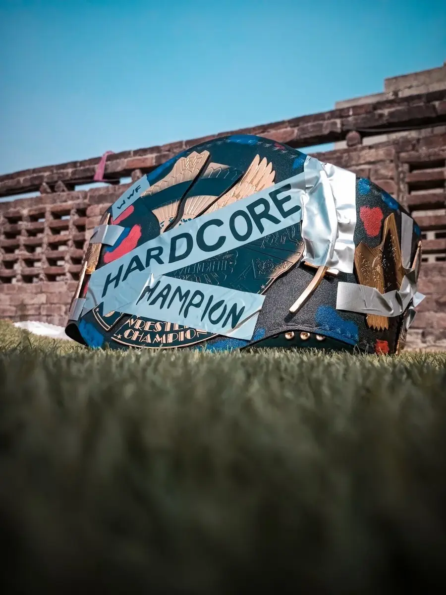 WWF Hardcore Championship Winged Heavy Weight Wrestling Belt — view 4