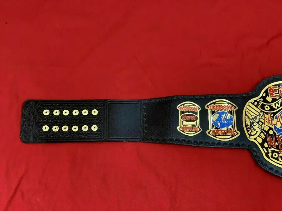 Hardcore Wrestling Championship Belt Black — view 3