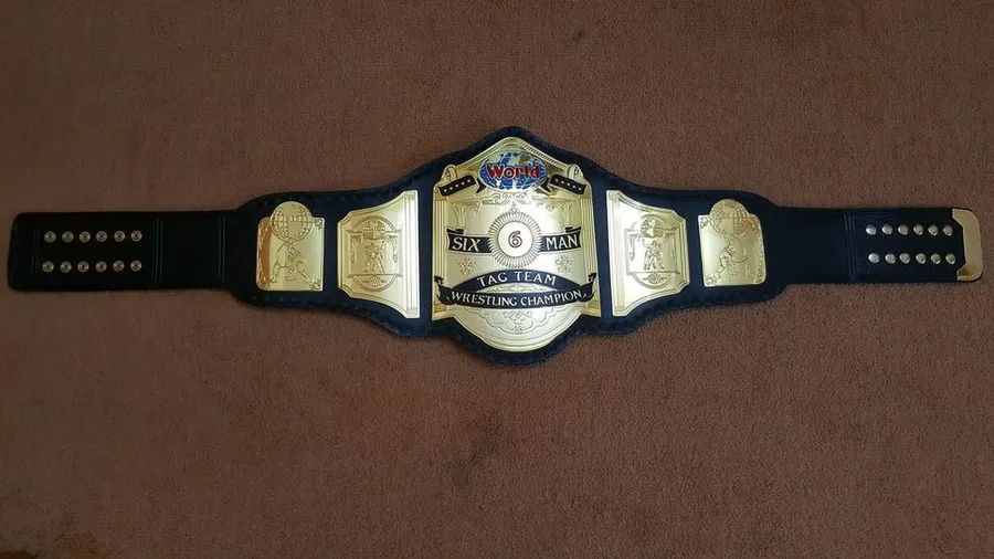 World Six Man Tag Team Championship Belt — view 3