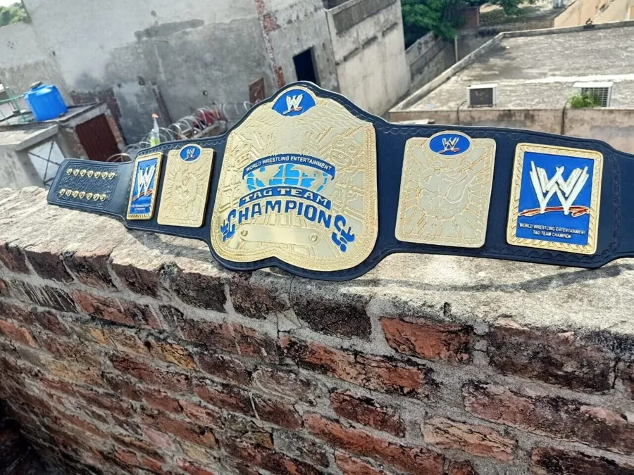 IWGP Jr Tag Team 24K Gold Championship Belt — view 5