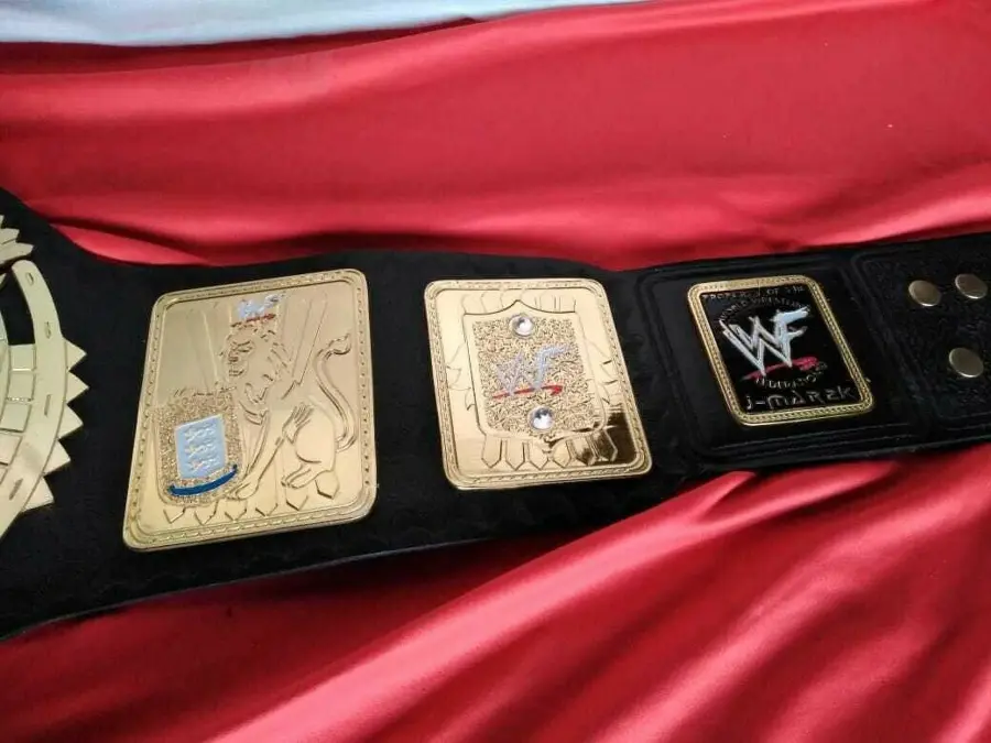Big Eagle Wrestling Championship Belt Red — view 4