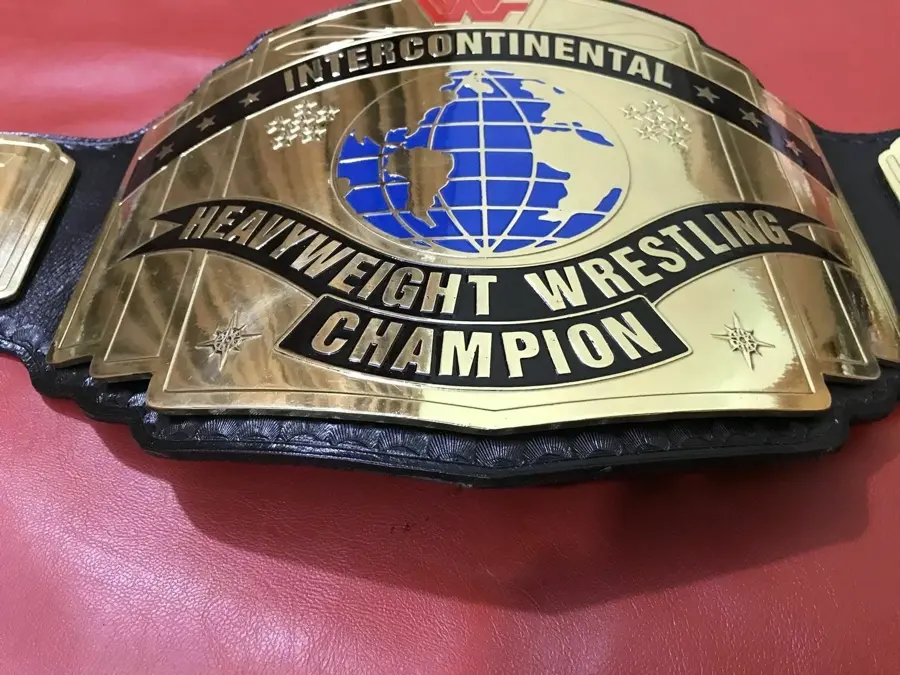 Block Logo Intercontinental Championship Belt — view 4